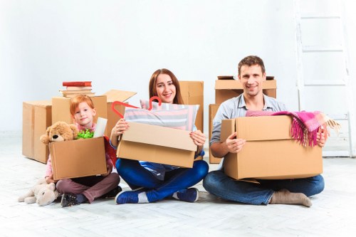 Van transport for household and office removals in central London