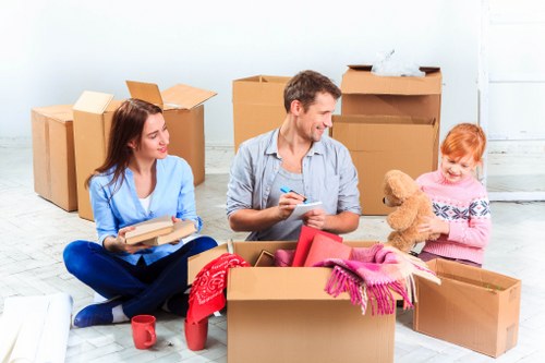 Packing and protecting furniture for a central London move
