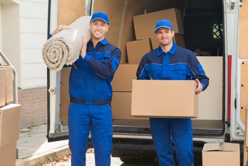 Packing and preparation for a Mayfair man and van move