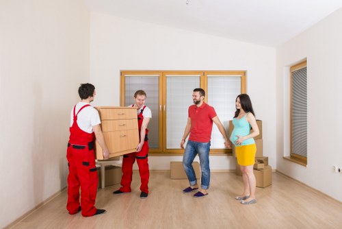 Residential removals support for a Mayfair apartment