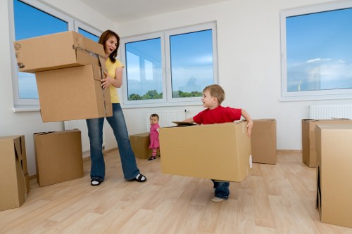 Careful packing and transport for a Mayfair property