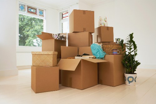 Careful transport of boxes and furniture during a Mayfair man with van removal
