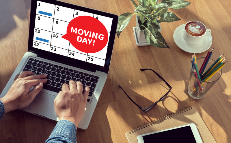 Professional movers handling a Mayfair apartment relocation